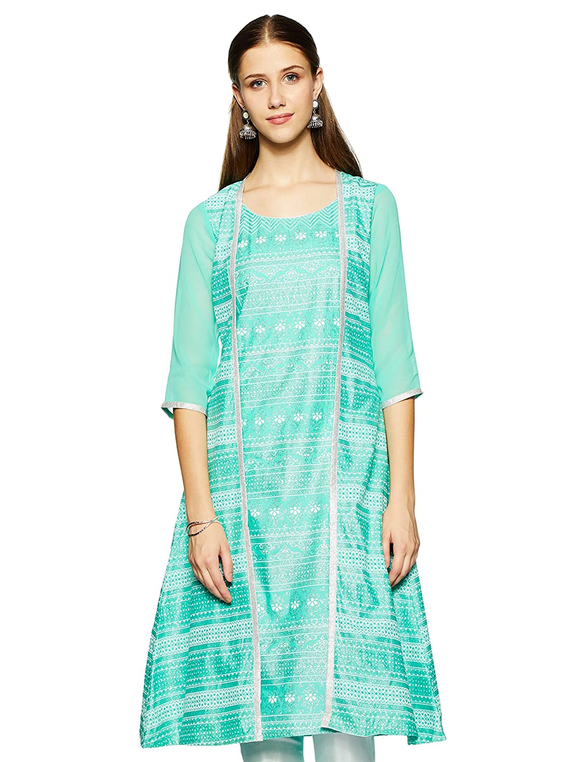 Aurelia Women's Rayon A-Line Kurta